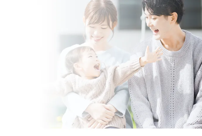 お子様と一緒に通院するご家族