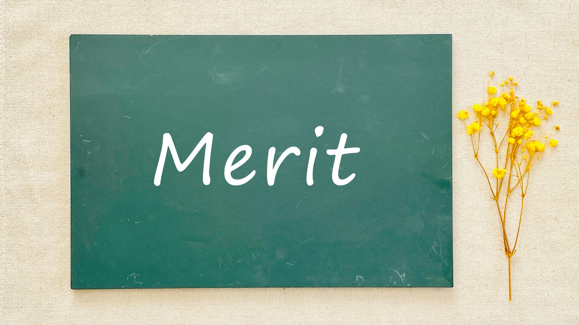 セラミックの歯のメリットのイメージ