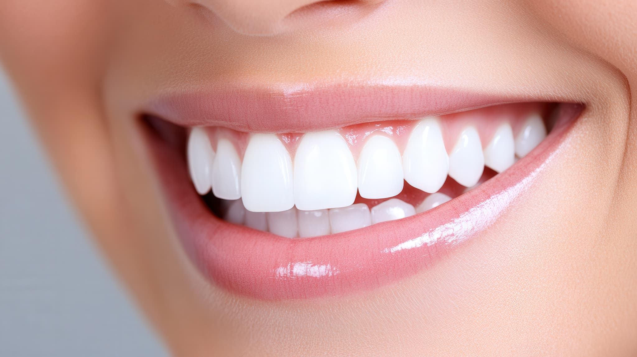 白く美しいセラミックの前歯